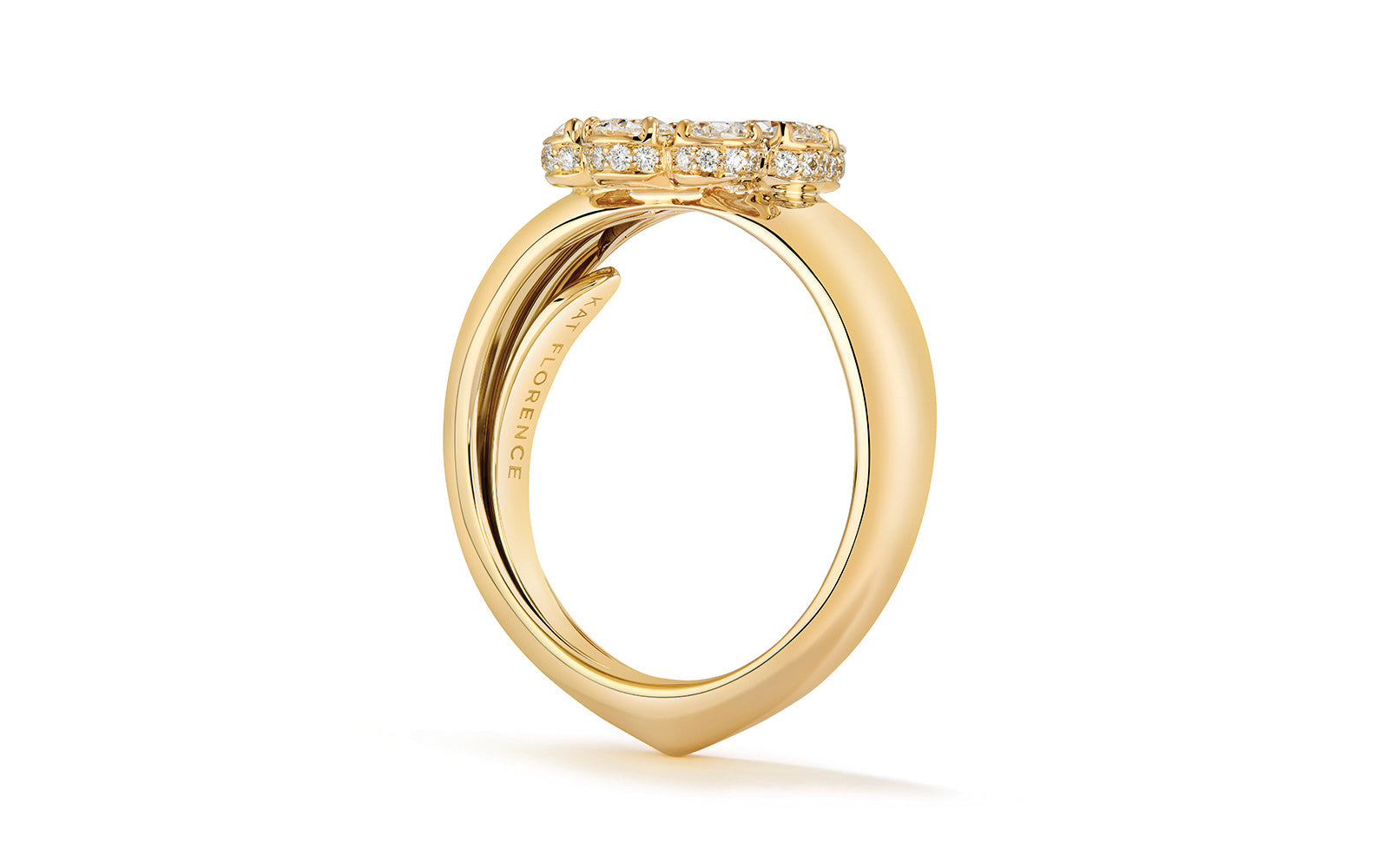 1.31ct D Flawless Diamond Ring set in 18K Yellow Gold