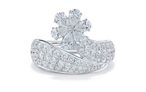 2.48ct D Flawless Diamond Ring set in 18K White Gold