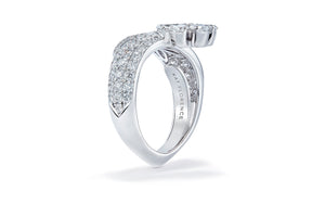2.48ct D Flawless Diamond Ring set in 18K White Gold