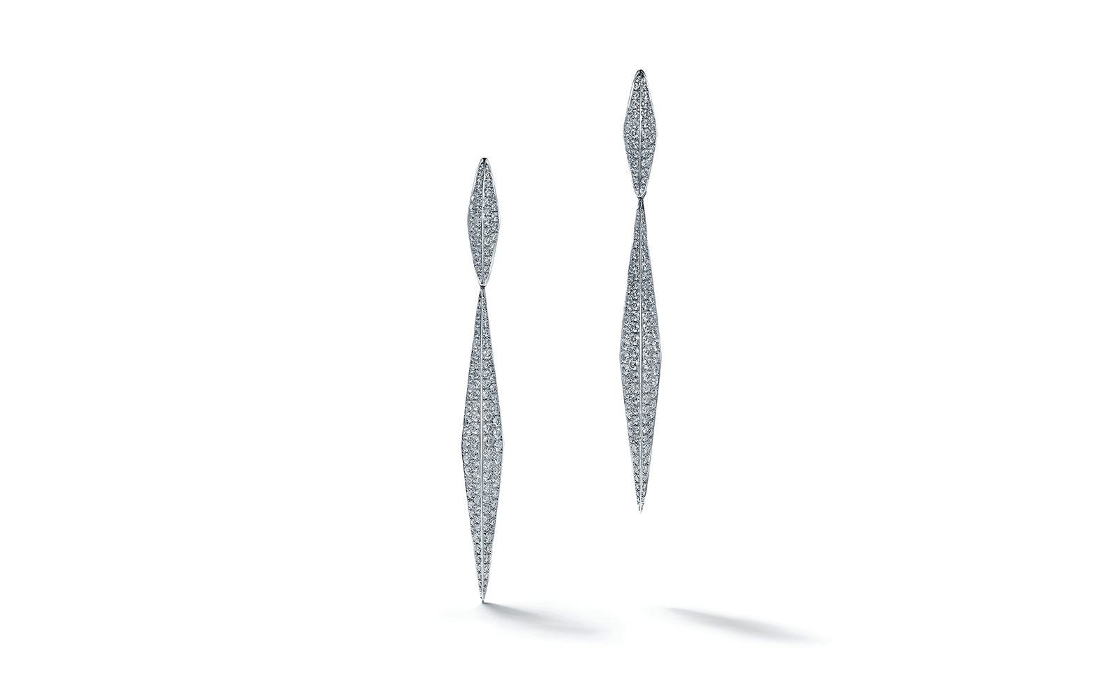 3.00ct D Flawless Diamond Earrings set in 18K White Gold