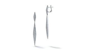 3.00ct D Flawless Diamond Earrings set in 18K White Gold