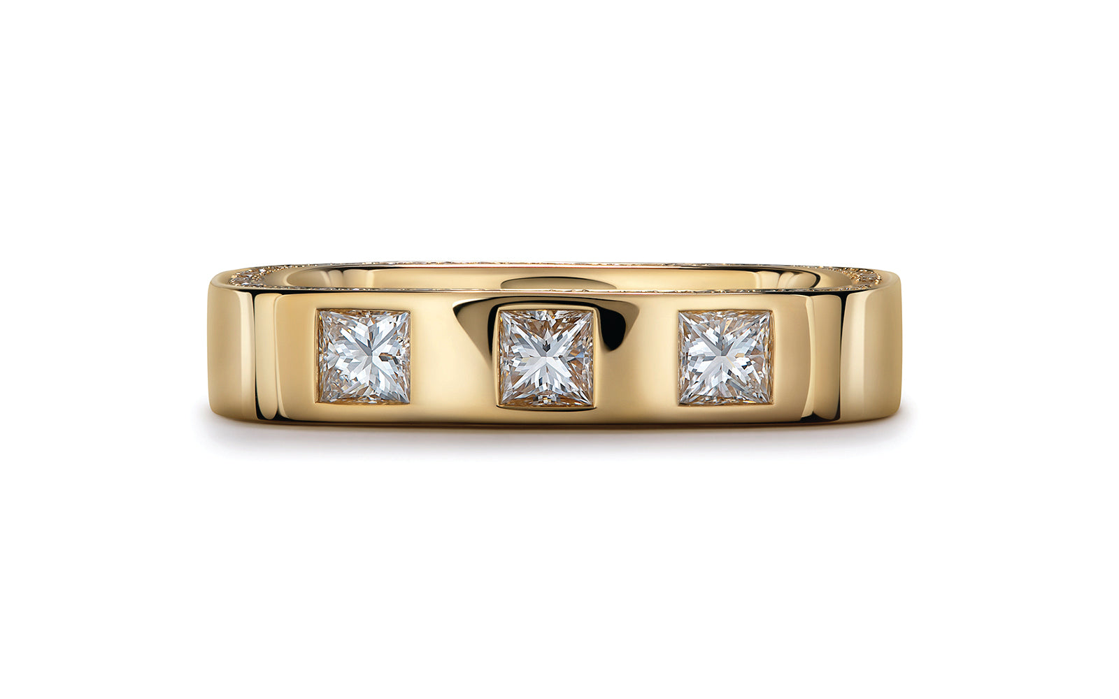 0.71ct D Flawless Diamond Ring set in 18K Yellow Gold