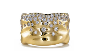 1.24ct D Flawless Diamond Ring set in 18K Yellow Gold