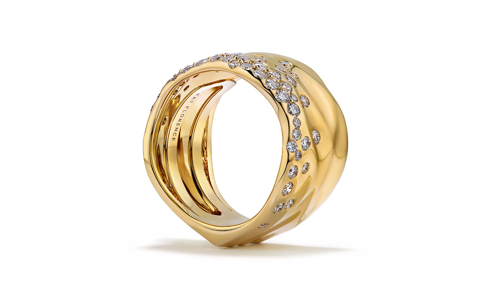 1.24ct D Flawless Diamond Ring set in 18K Yellow Gold