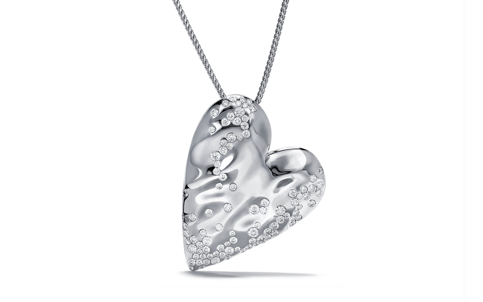 1.41ct D Flawless Diamond Necklace set in Platinum