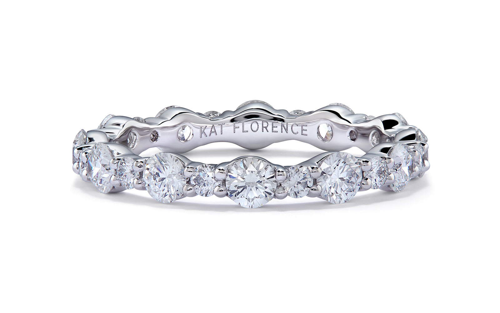 1.70ct D Flawless Diamond Ring set in 18K White Gold