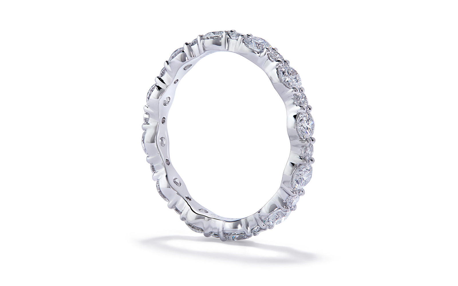 1.70ct D Flawless Diamond Ring set in 18K White Gold