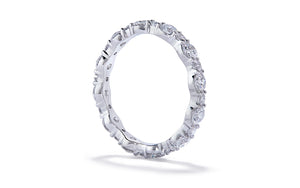 1.70ct D Flawless Diamond Ring set in 18K White Gold