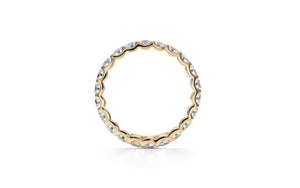 2.15ct D Flawless Diamond Ring set in 18K Yellow Gold