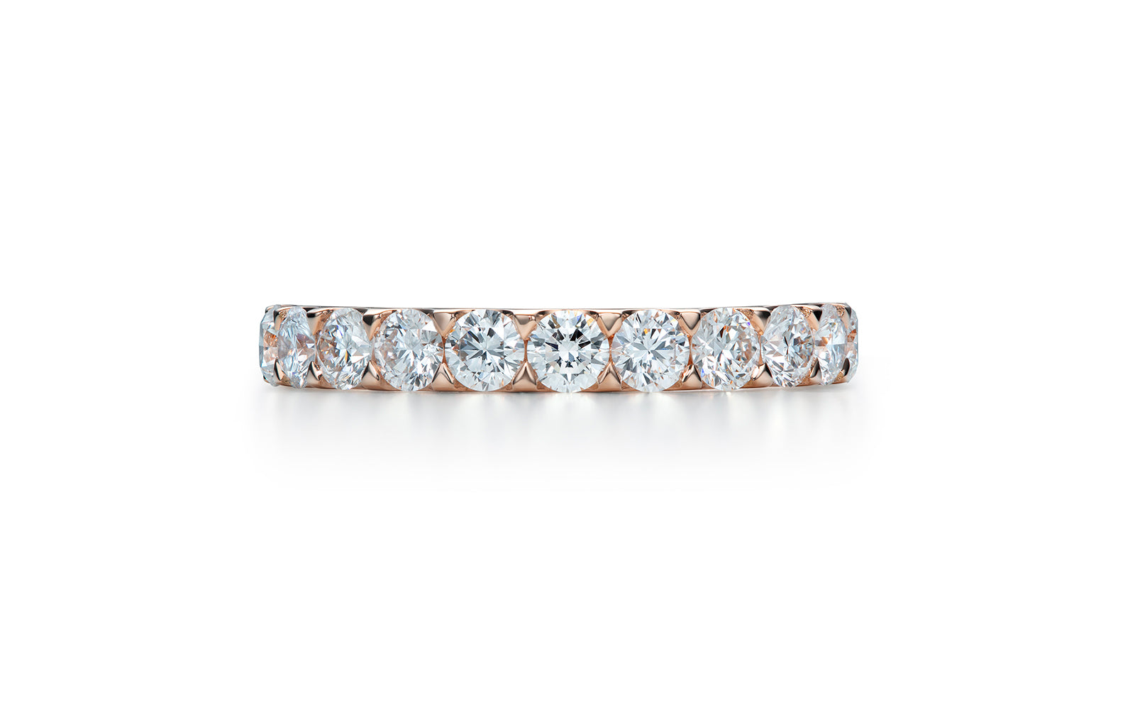 2.15ct D Flawless Diamond Ring set in 18K Rose Gold