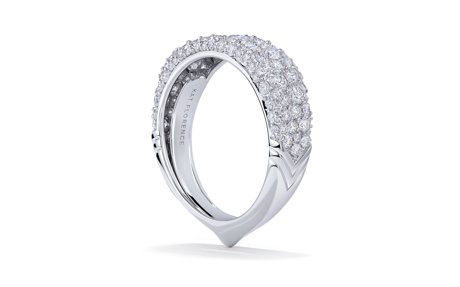 1.62ct D Flawless Diamond Ring set in 18K White Gold