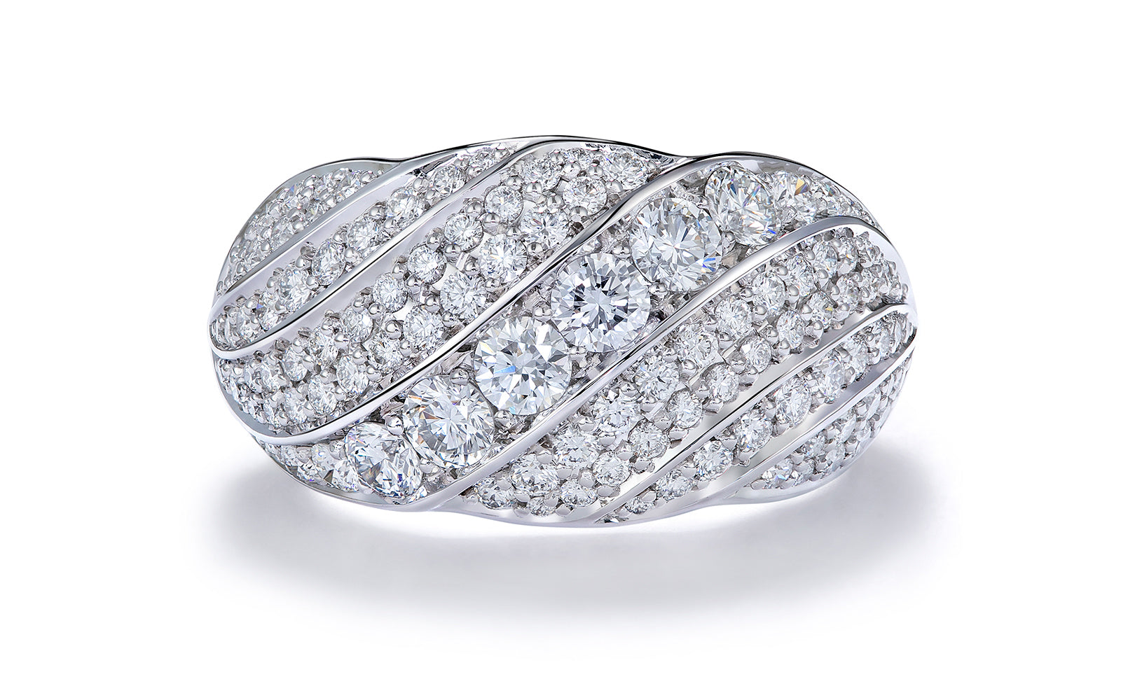 1.50ct D Flawless Diamond Ring set in 18K White Gold