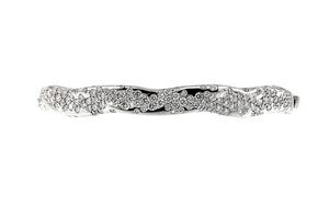 2.29ct D Flawless Diamond Bangle set in 18K White Gold