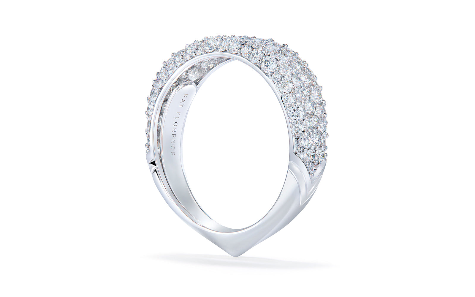 1.40ct D Flawless Diamond Ring set in 18K White Gold