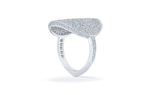 2.23ct D Flawless Diamond Ring set in 18K White Gold