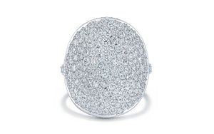 2.23ct D Flawless Diamond Ring set in 18K White Gold