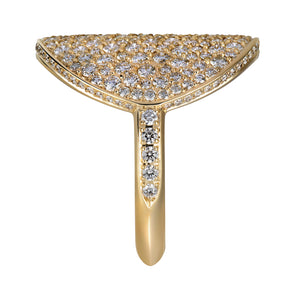 2.23ct D Flawless Diamond Ring set in 18K Yellow Gold