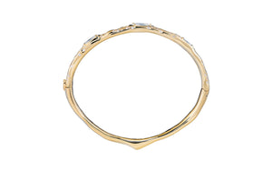 1.87ct Vintage Diamond Bangle set in 18K Yellow Gold