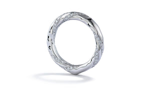 0.63ct D Flawless Diamond Ring set in 18K White Gold
