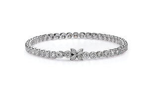 4.70ct D Flawless Diamond Bracelet set in Platinum