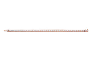 6.70ct D Flawless Diamond Bracelet set in 18K Rose Gold
