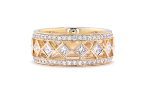2.00ct D Flawless Diamond Ring set in 18K Yellow Gold