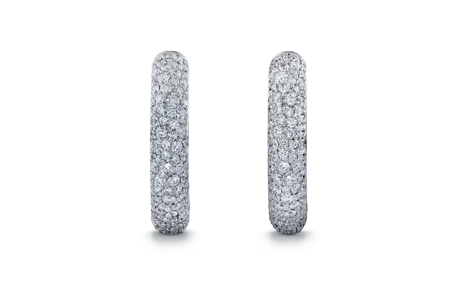 4.16ct D Flawless Diamonds Earrings set in Platinum