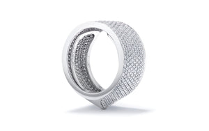 2.16ct D Flawless Diamond Ring set in 18K White Gold