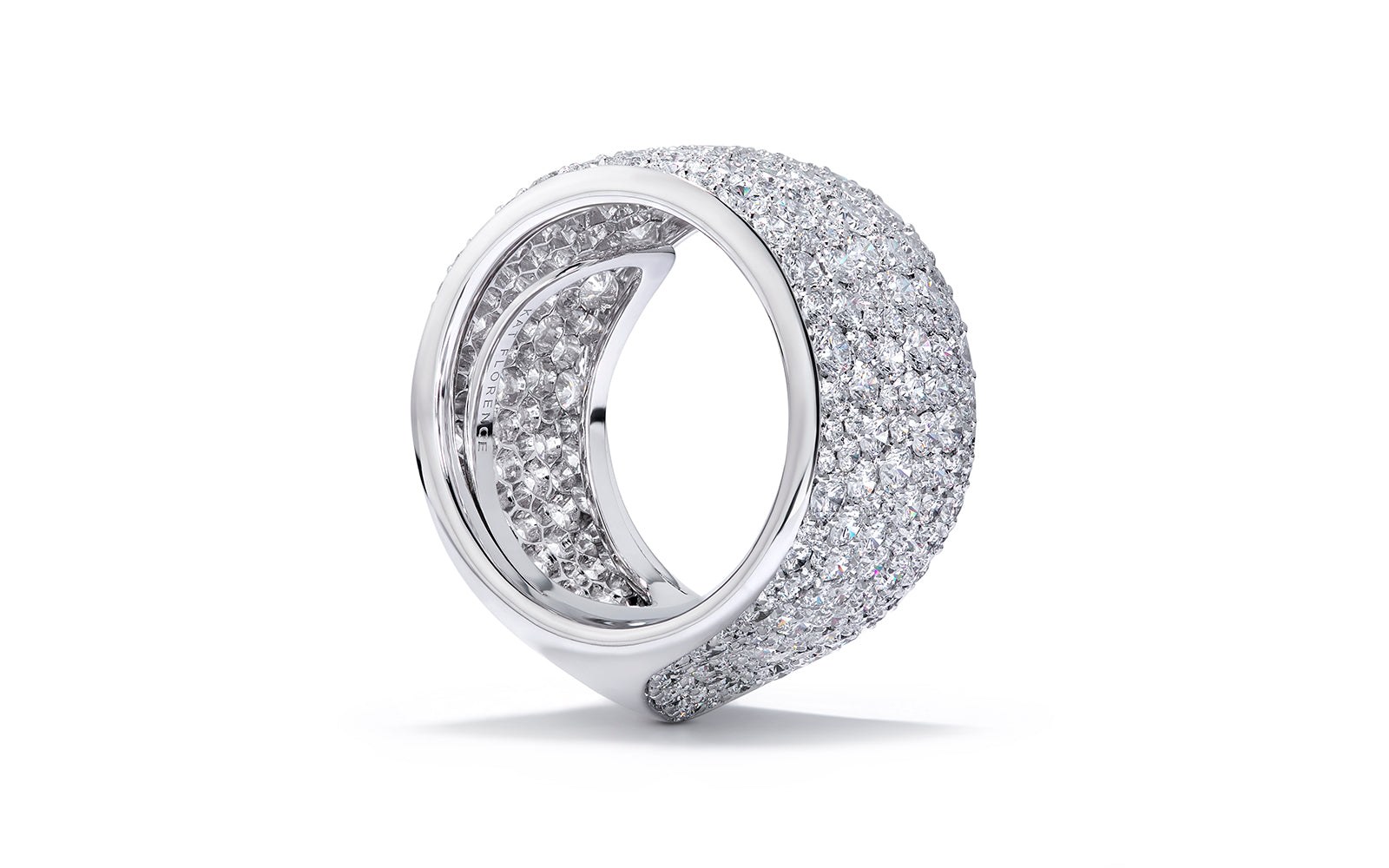 Diamond Cigar 6.08ct D Flawless Diamond Ring set in Platinum