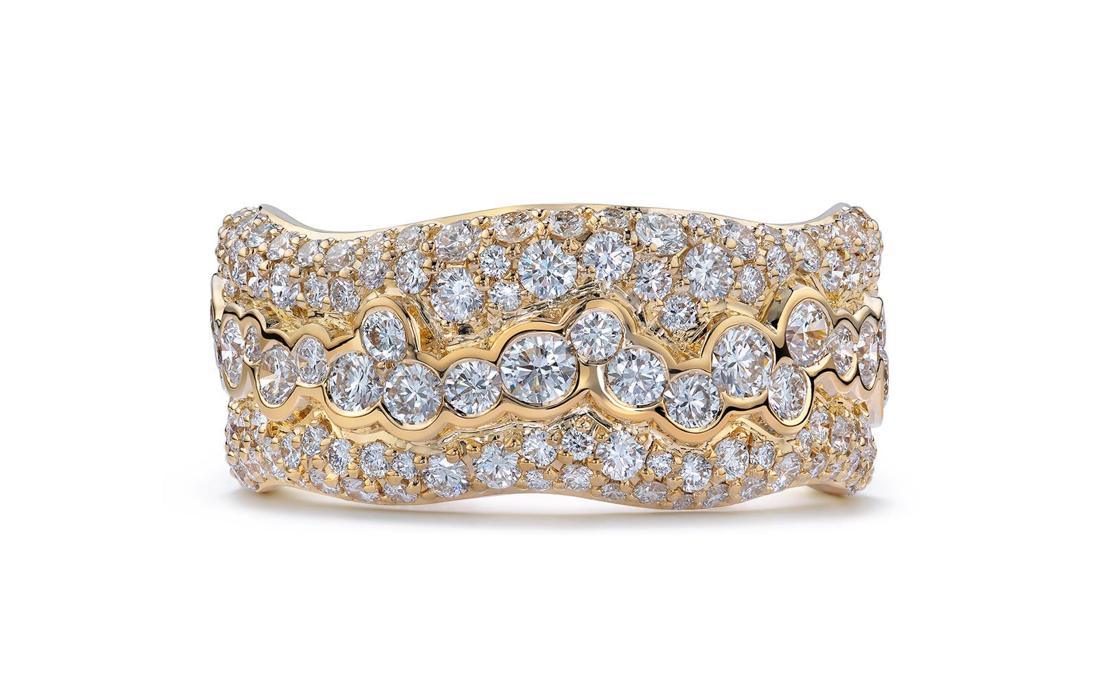 2.90ct D Flawless Diamond Ring set in 18K Yellow Gold
