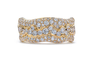 2.90ct D Flawless Diamond Ring set in 18K Yellow Gold