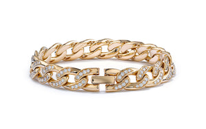2.45ct D Flawless Diamond Bracelet set in 18K Yellow Gold