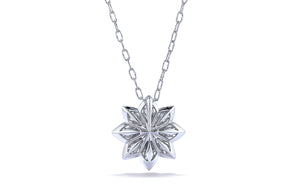 1.21ct D Flawless Diamond Pendant With Chain set in Platinum