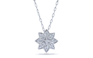1.21ct D Flawless Diamond Pendant With Chain set in Platinum