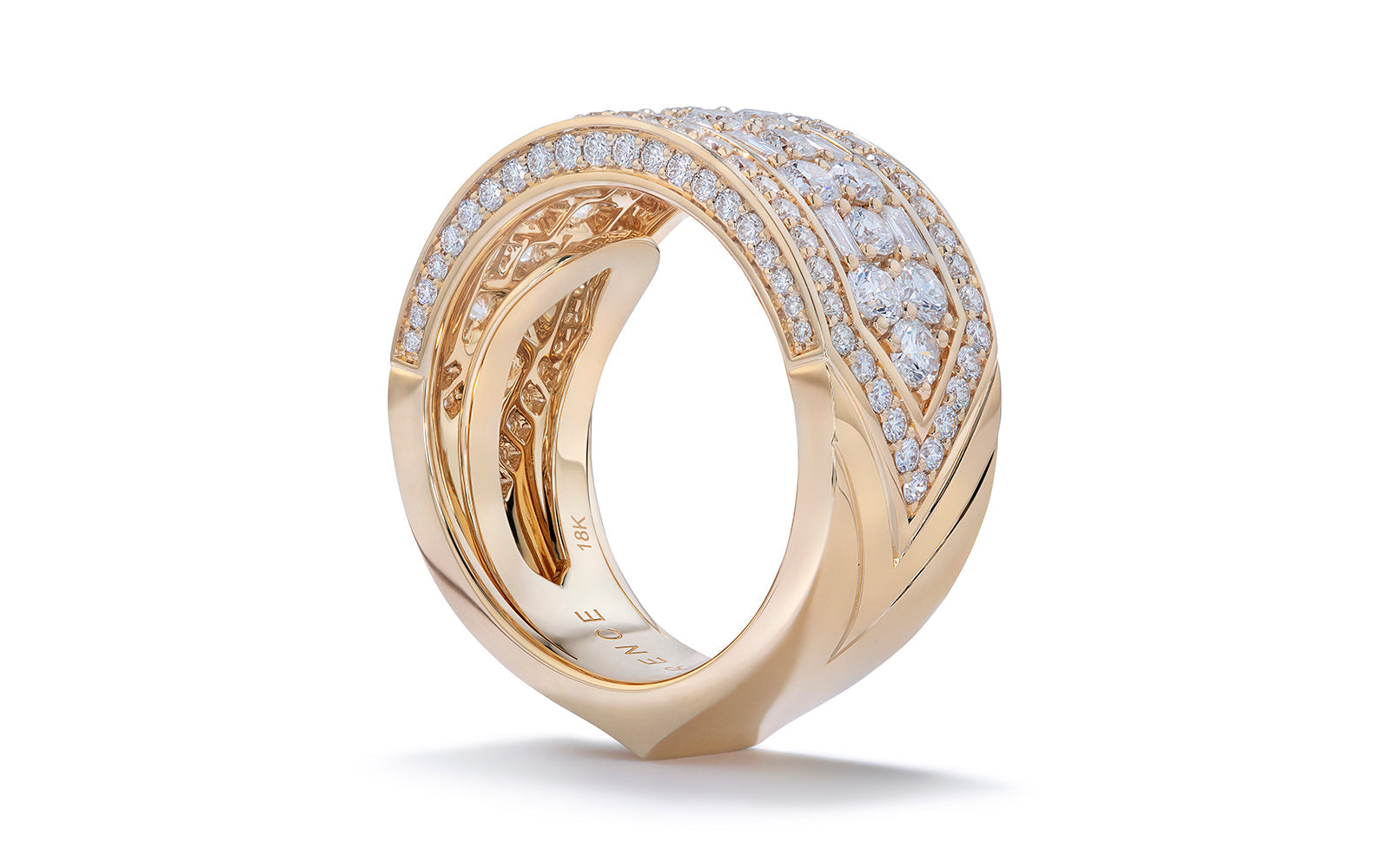2.55ct D Flawless Diamond Ring set in 18K Yellow Gold