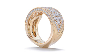 2.55ct D Flawless Diamond Ring set in 18K Yellow Gold