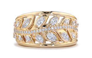 1.35ct D Flawless Diamond Ring set in 18K Yellow Gold