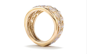 1.35ct D Flawless Diamond Ring set in 18K Yellow Gold