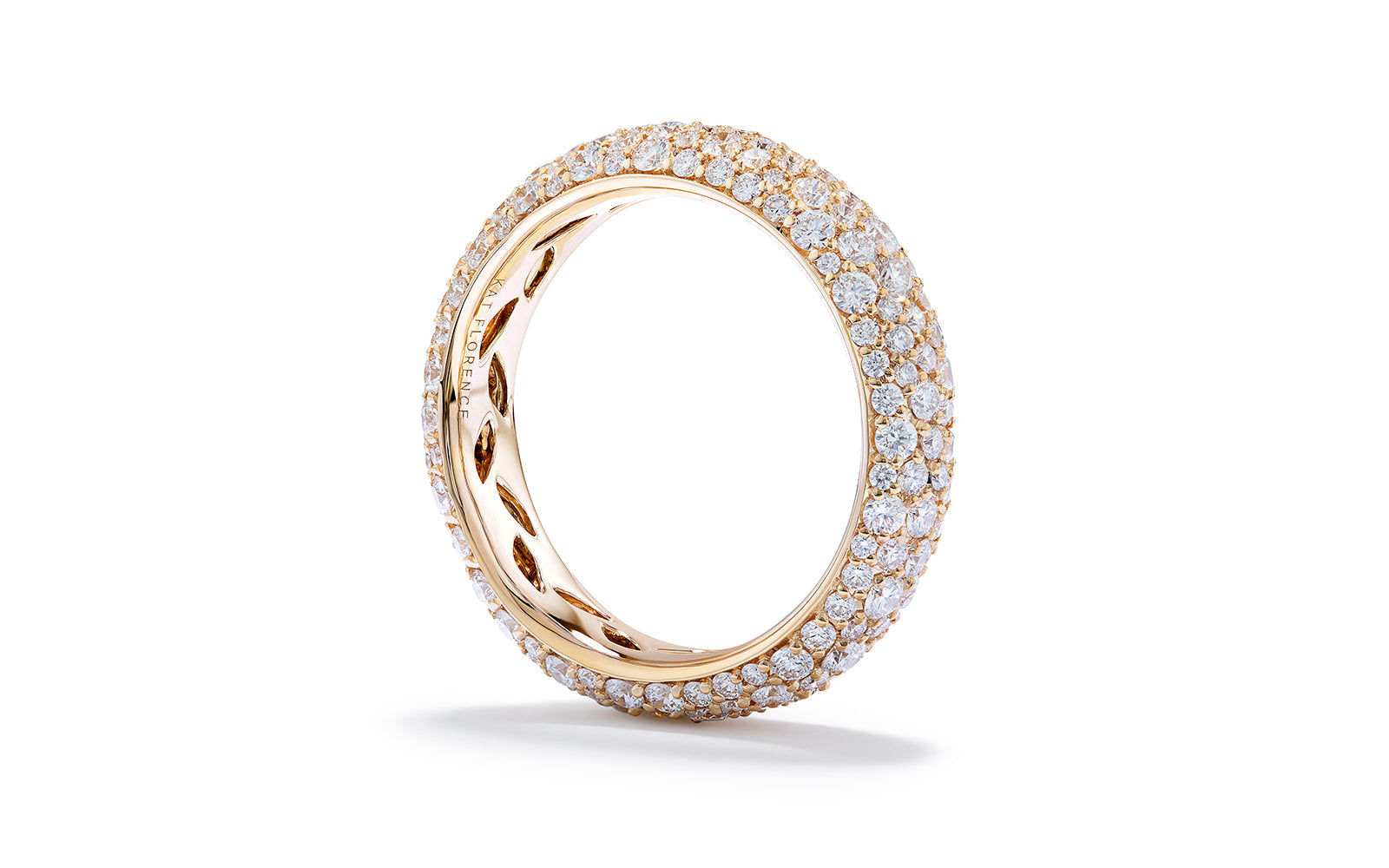 2.30ct D Flawless Diamond Ring set in 18K Yellow Gold