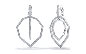 1.26ct D Flawless Diamond Earrings set in 18K White Gold