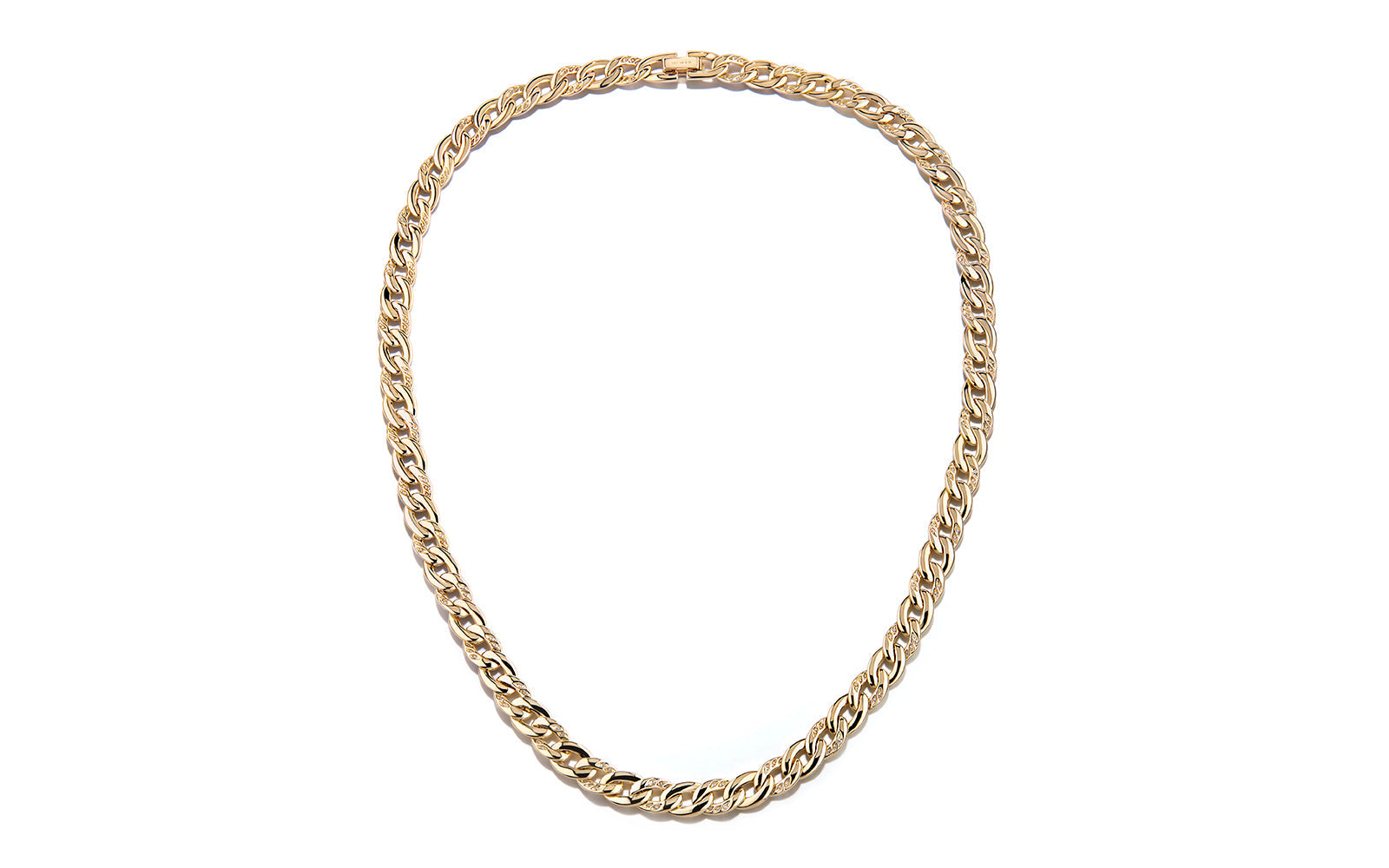5.17ct D Flawless Diamond Necklace set in 18K Yellow Gold