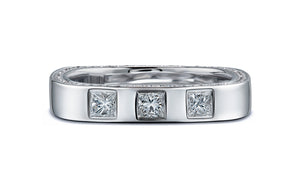 0.90ct D Flawless Diamond Ring set in 18K White Gold