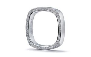 0.90ct D Flawless Diamond Ring set in 18K White Gold