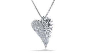 1.62ct D Flawless Diamond Necklace set in 18K White Gold