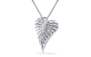 1.62ct D Flawless Diamond Necklace set in 18K White Gold