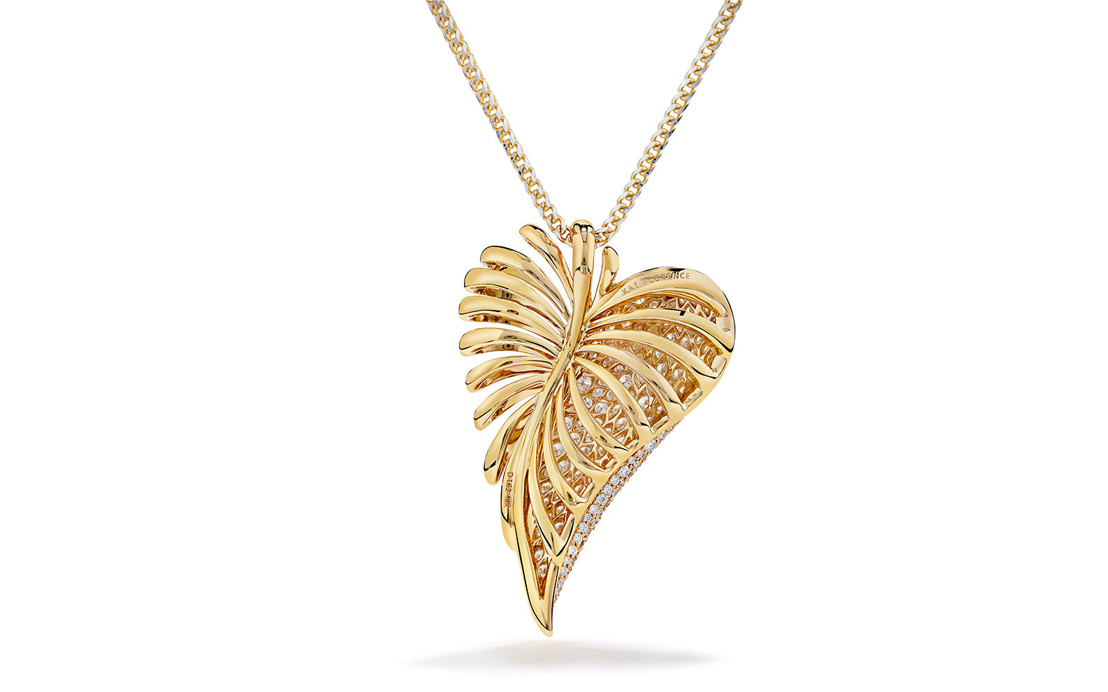 Forever Young 1.62ct D Flawless Diamond Necklace set in 18K Yellow Gold