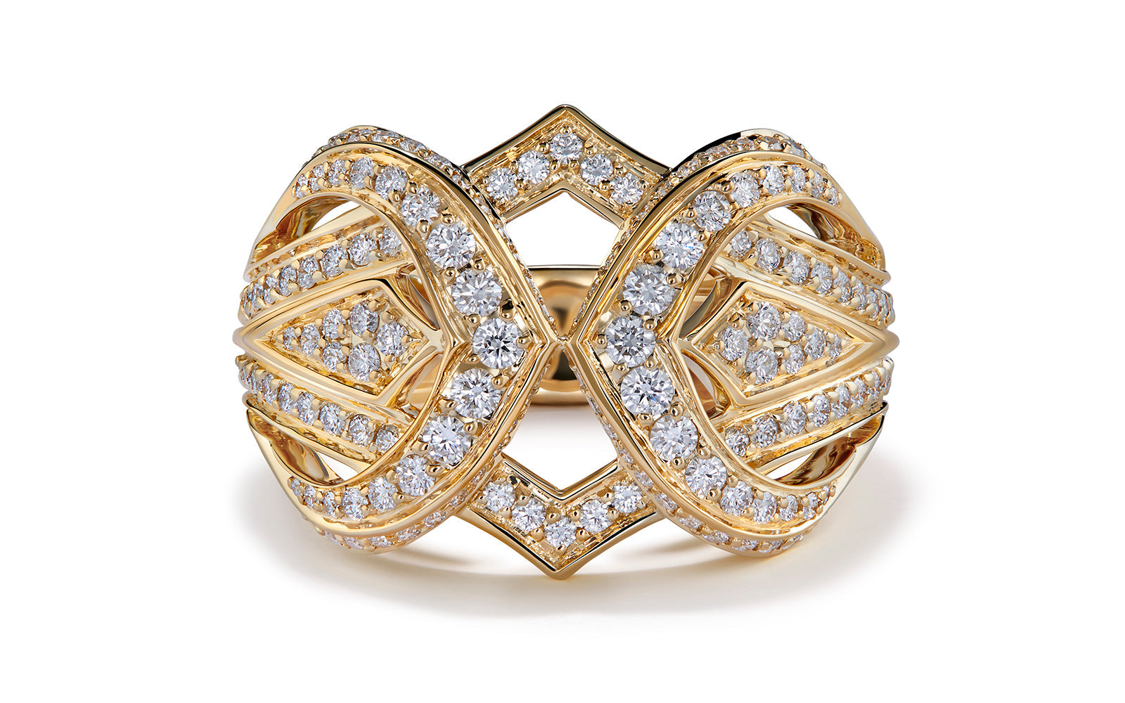 1.13ct D Flawless Diamond Ring set in 18K Yellow Gold