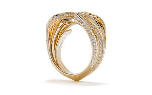 1.13ct D Flawless Diamond Ring set in 18K Yellow Gold