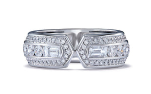 Rome 2.00ct D Flawless Diamond Ring set in 18K Gold