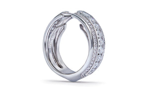 Rome 2.00ct D Flawless Diamond Ring set in 18K Gold